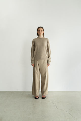 【予約受付中】AIRE Cashmere Crew Neck